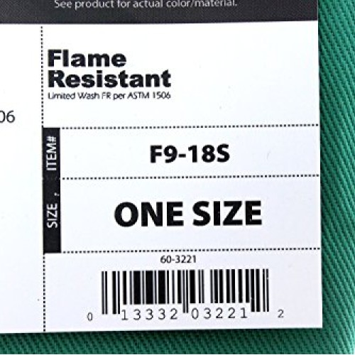 Revco F9-18S 18 Flame Resistant Cotton Sleeves with Elastic