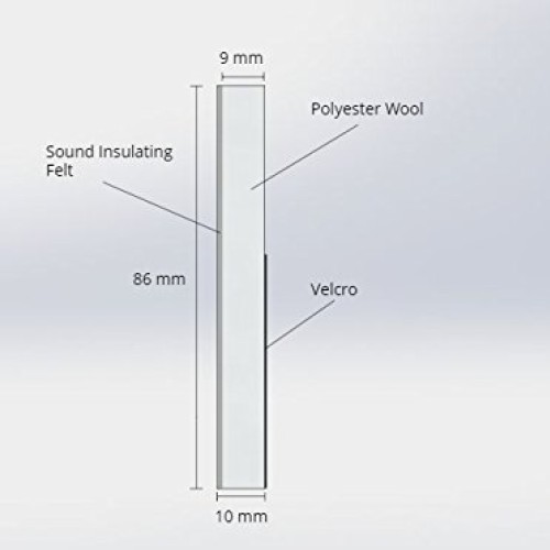 Soundproof Door Pad. Stop Sound, drafts and Reduce Heat Loss Throu...