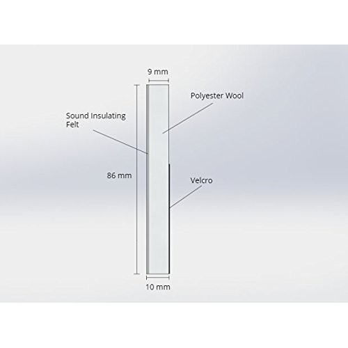 Soundproof Door Pad. Stop Sound, drafts and Reduce Heat Loss Throu...