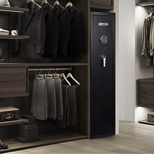 REYLEO Rifle Safe,Quick Access 7-10 Storage, Large Safes f...