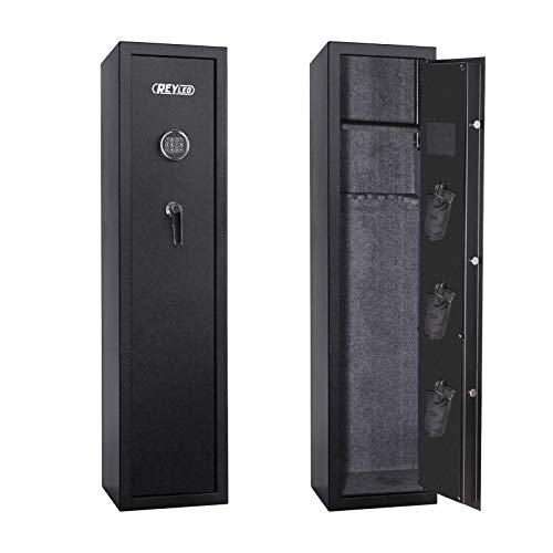 REYLEO Rifle Safe,Quick Access 7-10 Storage, Large Safes f...