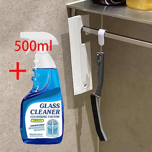 Hard-Bristled Crevice Cleaning Brush, Grout Cleaner Scrub Brush De...
