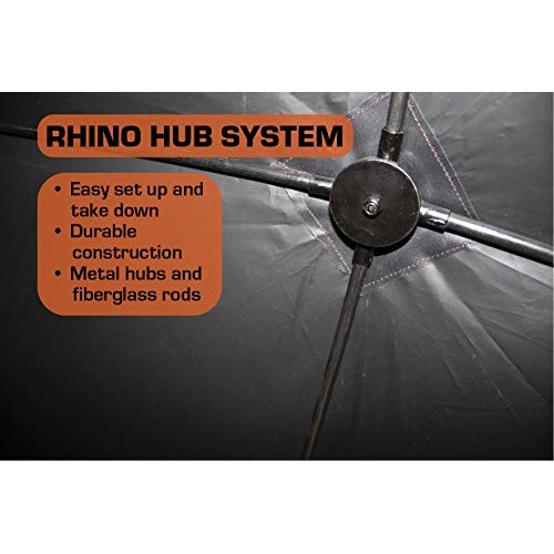 RHINO Blinds R150-RTE 3 Person Hunting Ground Blind, Realtree Edge