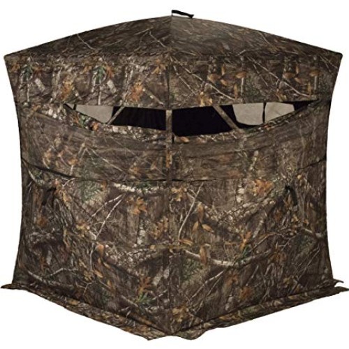 RHINO Blinds R150-RTE 3 Person Hunting Ground Blind, Realtree Edge