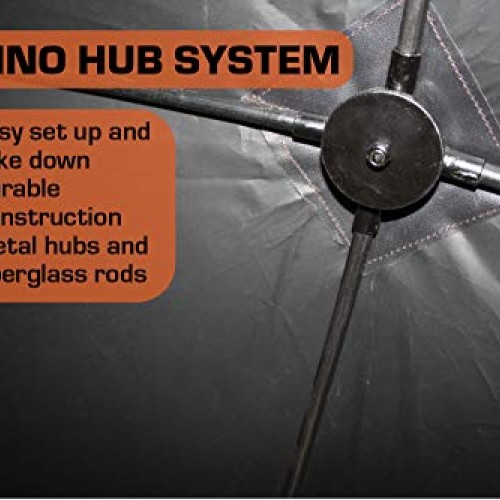 Rhino Blinds R200-MOC 3 Person Hunting Ground Blind, Mossy Oak Bre...