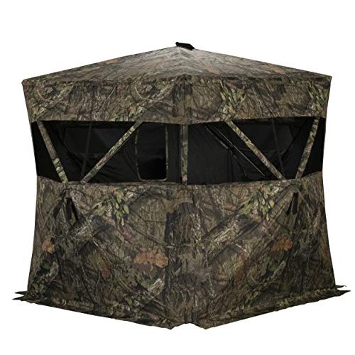 Rhino Blinds R200-MOC 3 Person Hunting Ground Blind, Mossy Oak Bre...