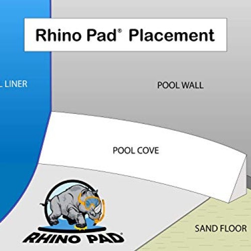 Rhino Pad 24-Foot Round Pool Liner Pad for Above Ground Swimming P...