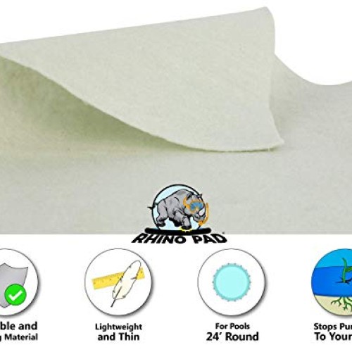 Rhino Pad 24-Foot Round Pool Liner Pad for Above Ground Swimming P...