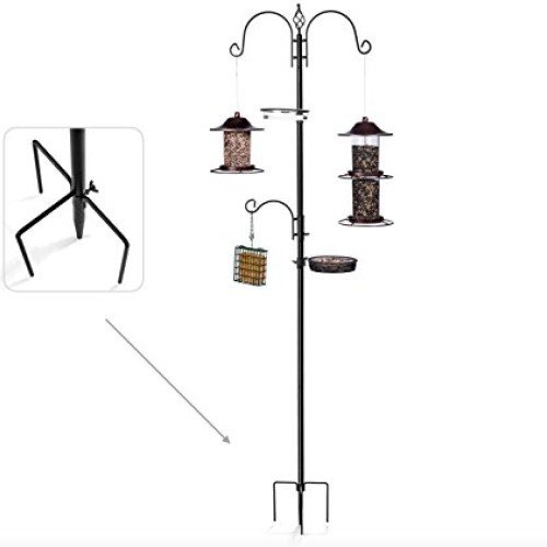 Rhino Tuff Products Bird Feeder Stand: Deluxe Platform feeding sta...