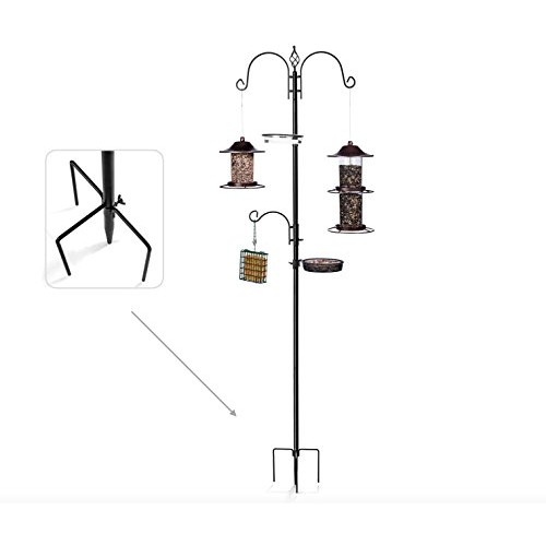 Rhino Tuff Products Bird Feeder Stand: Deluxe Platform feeding sta...
