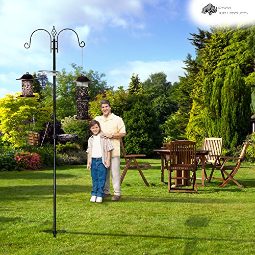 Rhino Tuff Products Bird Feeder Stand: Deluxe Platform feeding sta...