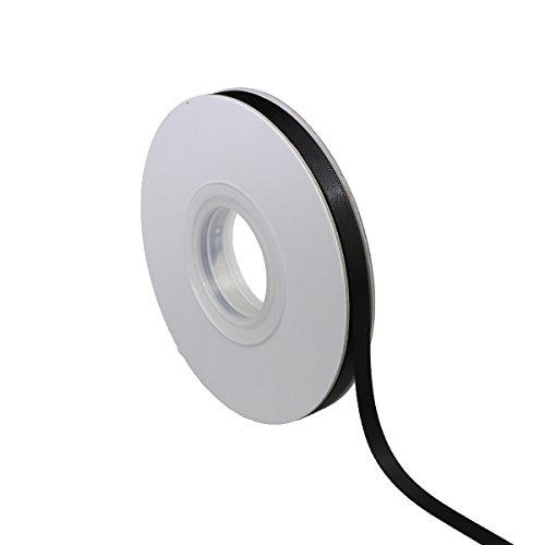 Ribbonitlux 1/4 Wide Double Face Satin Ribbon 25 Yards 030-Black...