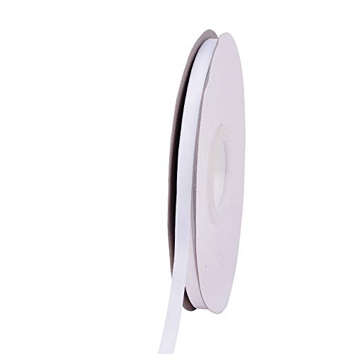 Ribest 1/4 inch 50 Yards Solid Double Face Satin Ribbon Per Roll f...