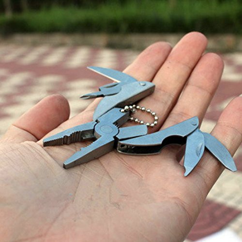 Polished 6-in-1 Stainless Steel Multifunctional Pliers Multi Tools...