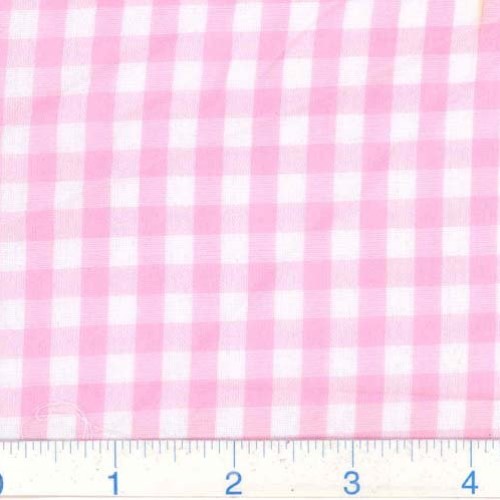 Richland Textiles G4R-004 Richcheck 60in Gingham Check 1/4in Pink ...