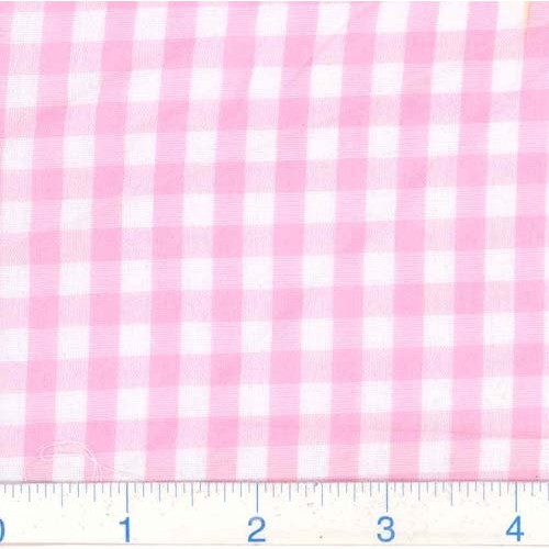 Richland Textiles G4R-004 Richcheck 60in Gingham Check 1/4in Pink ...