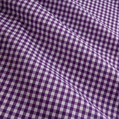 Richland Textiles Richcheck 60in Gingham Check 1/4in Purple Fabric...