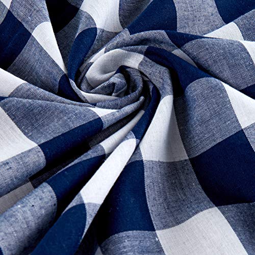 Richland Textiles Richcheck 60in Gingham Check 1in Navy Fabric By ...