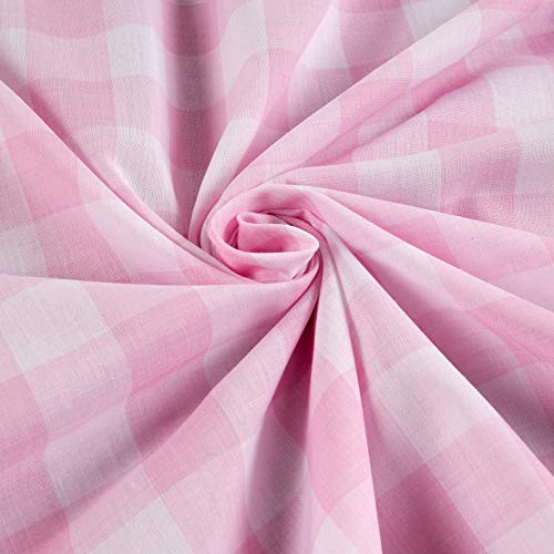Richland Textiles Richcheck 60in Gingham Check 1in Pink Fabric By ...