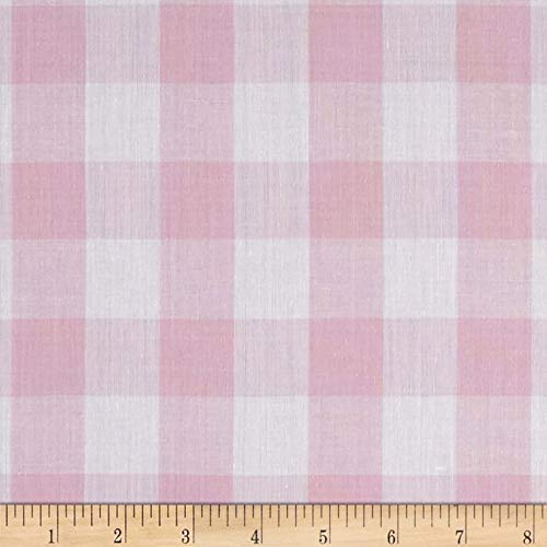 Richland Textiles Richcheck 60in Gingham Check 1in Pink Fabric By ...