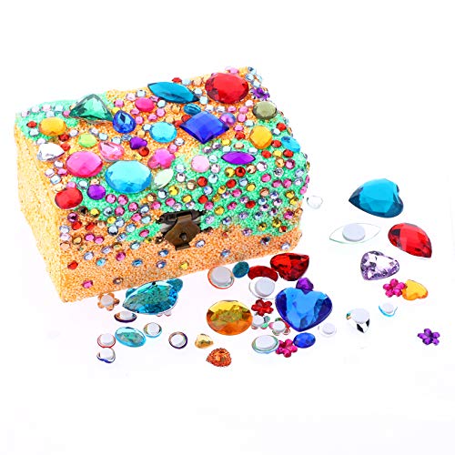 Self Adhesive Craft Jewels Jumbo Bling Crystal Gem Stickers Assort...