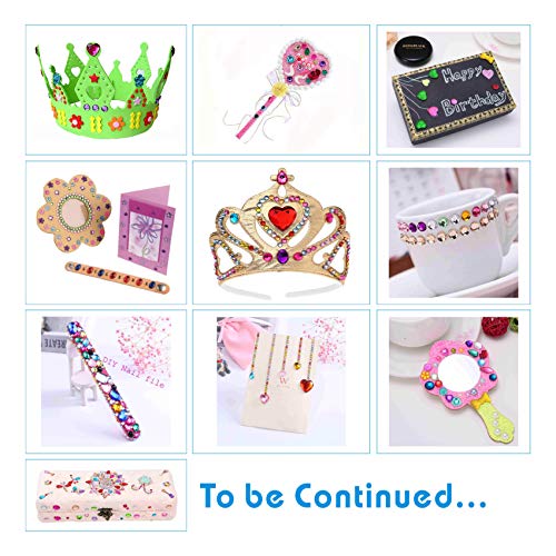 Self Adhesive Craft Jewels Jumbo Bling Crystal Gem Stickers Assort...