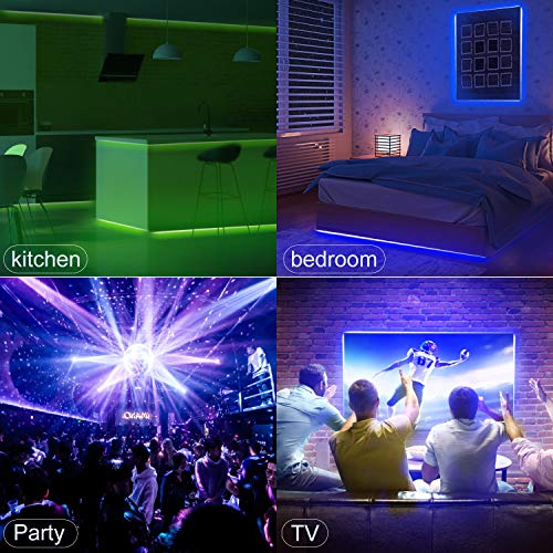 LED Strip Lights,Bluetooth Music LED Light Strip,32.8ft RGB LED Li...