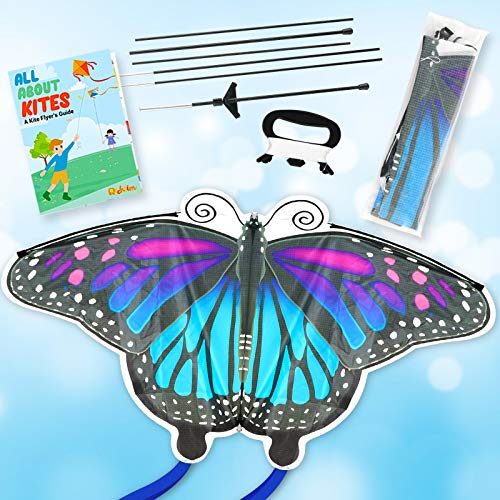 Richtim Large Butterfly Kites for Kids, Great Outdoor Toy for Begi...
