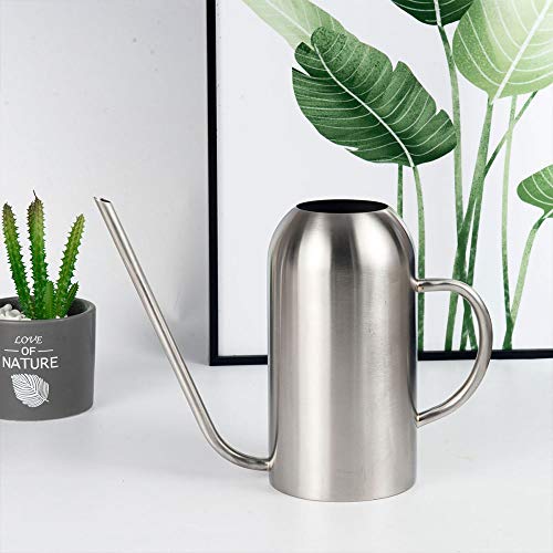 Ridering Stainless Steel Watering Can,53Oz/1.5ML Resistant Scratch...