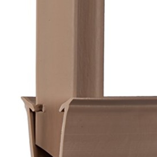 Ridged Slats Slat Depot Single Wall Bottom Locking Privacy Slat fo...