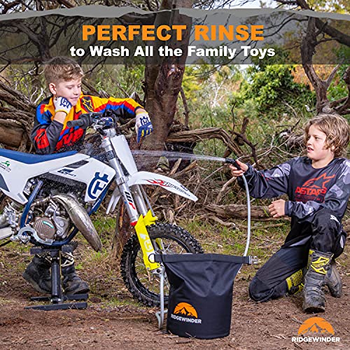 Ridgewinder Portable Shower for Camping with Dry Bag - Camp Shower...