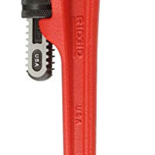 RIDGID 31010 Model 10 Heavy-Duty Straight Pipe Wrench, 10-inch Plu...