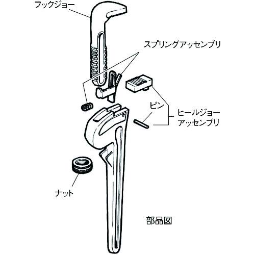 RIDGID 31010 Model 10 Heavy-Duty Straight Pipe Wrench, 10-inch Plu...