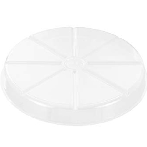 Riefie 12 Pack of 12 Inch Plastic Plant Saucer, Clear Drip Trays f...