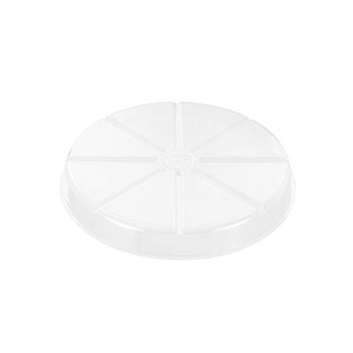 Riefie 12 Pack of 12 Inch Plastic Plant Saucer, Clear Drip Trays f...