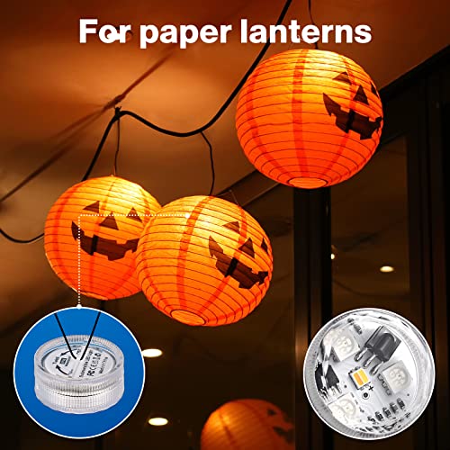 Mini Submersible LED Lights, Waterproof LED Tea Lights Candle with...