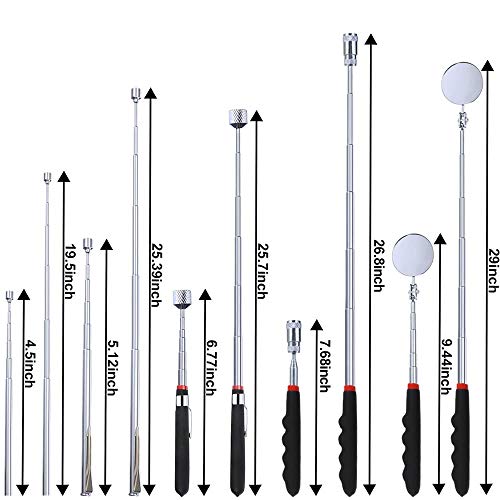 Magnetic Pick-up Tool, 5pcs Telescoping Magnetic Pickup Tool, Incl...