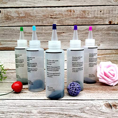 Tie Fabric Dye Kit, Vibrant 5 Colors Custom Tie-Dye Tie Dye DIY Ki...