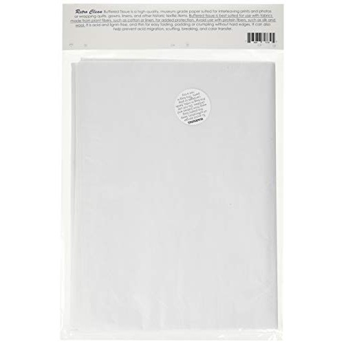Retro Clean Archival Grade Tissue Paper, Buffered, 24-Inch by 36-I...