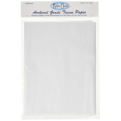 Retro Clean Archival Grade Tissue Paper, Buffered, 24-Inch by 36-I...