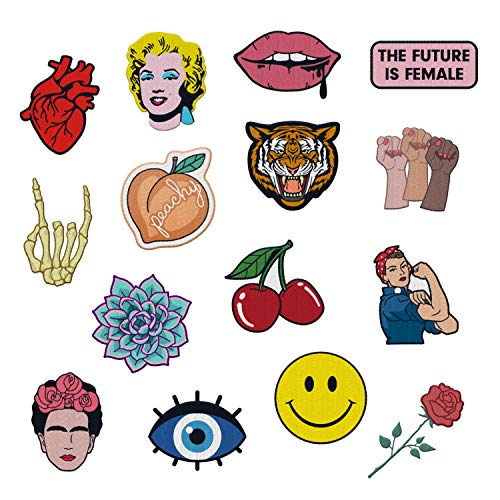 The Carefree Bee - Large Assorted Set of 15 Aesthetic, Hipster and...