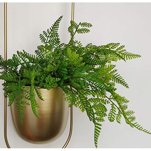RISEON Boho Gold Metal Plant Hanger,Metal Wall and Ceiling Hanging...