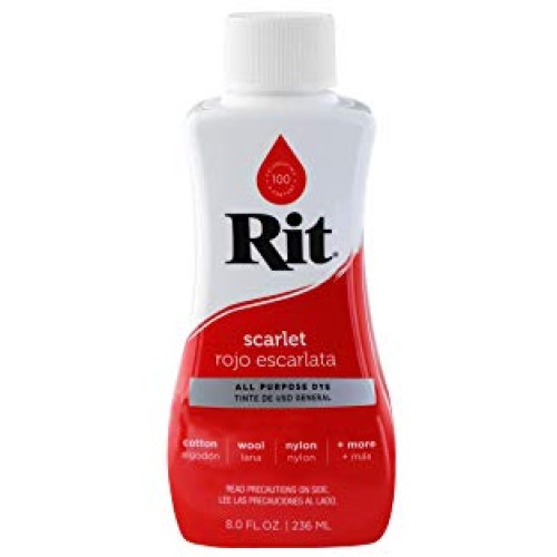 Rit 88050 8 Oz Scarlet Liquid Dye