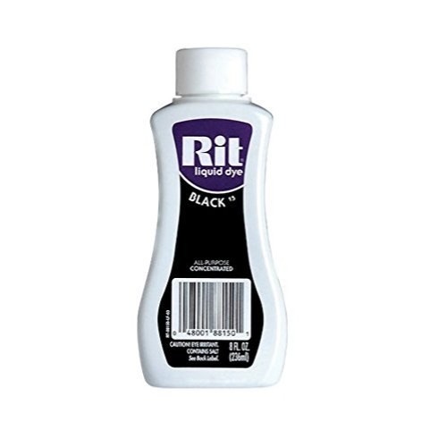 Rit Dye Liquid Fabric Dye, 8 fl oz, Black, 2-Pack