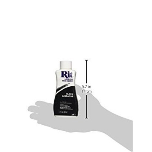 Rit Dye Liquid Fabric Dye, Black 8 oz Pack of 3