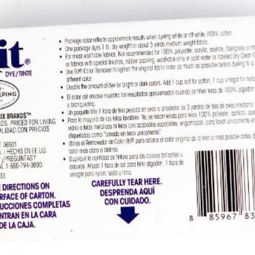 Rit Dye Powder Dye, 1-1/8 oz, Denim Blue, 3-Pack