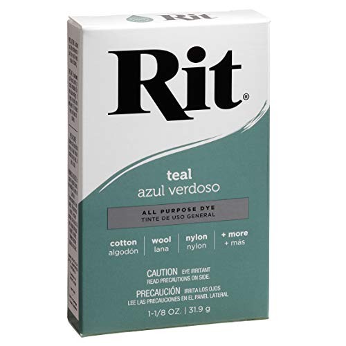 Rit Dye, Teal Rit All-Purpose Powder Dye, 1-1/8 oz