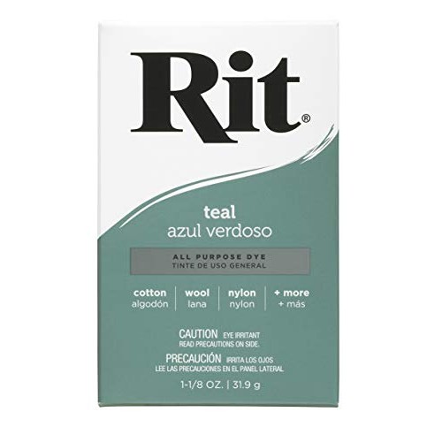 Rit Dye, Teal Rit All-Purpose Powder Dye, 1-1/8 oz