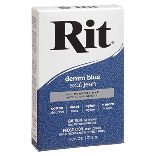 Rit, Denim Blue Purpose Powder Dye, 1-1/8 oz