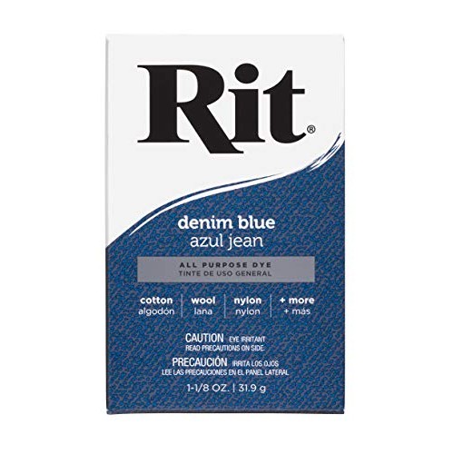 Rit, Denim Blue Purpose Powder Dye, 1-1/8 oz